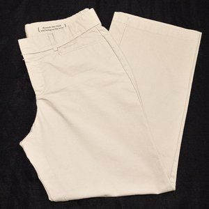 NWOT Dockers Slate Mid-Rise Khaki Dress Slacks w/Elastic Waistband Wms 12P M